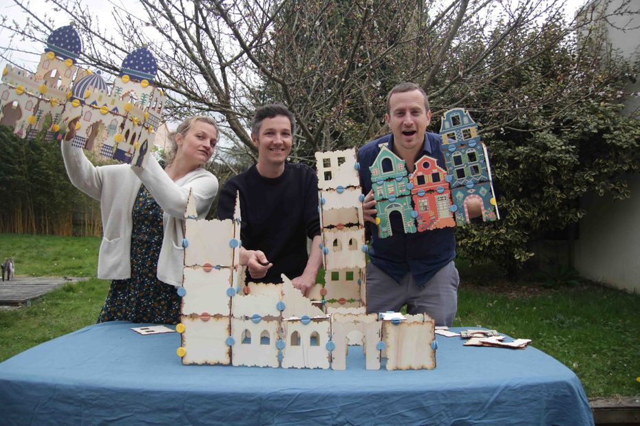 Vendée : trois amis inventent un jeu de construction en bois pour les 4-10 ans